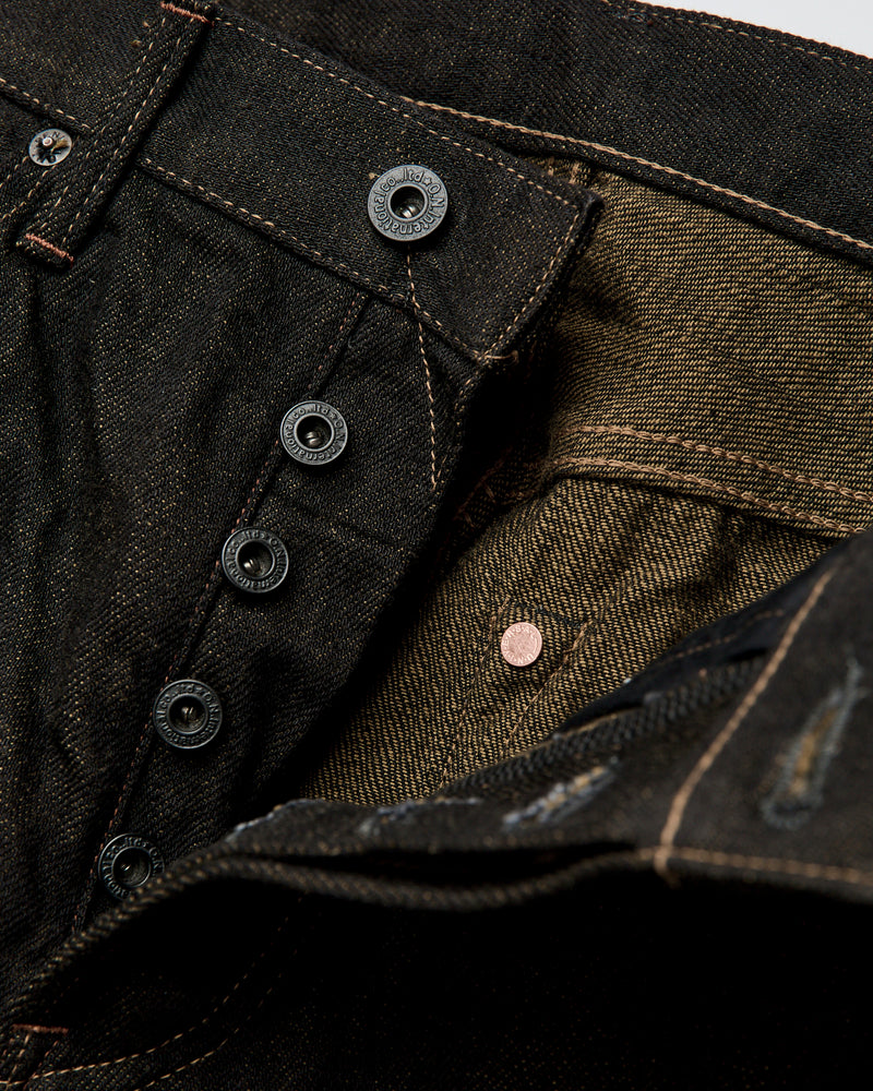 246-BKOL "Kiraku" 12oz Selvedge Denim - Clean Straight Fit