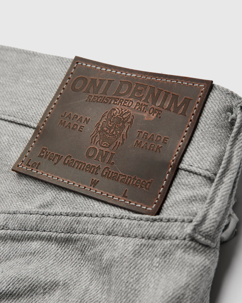 622-Moku "Heather Grey" 11oz Selvedge Denim - Relaxed Tapered Fit