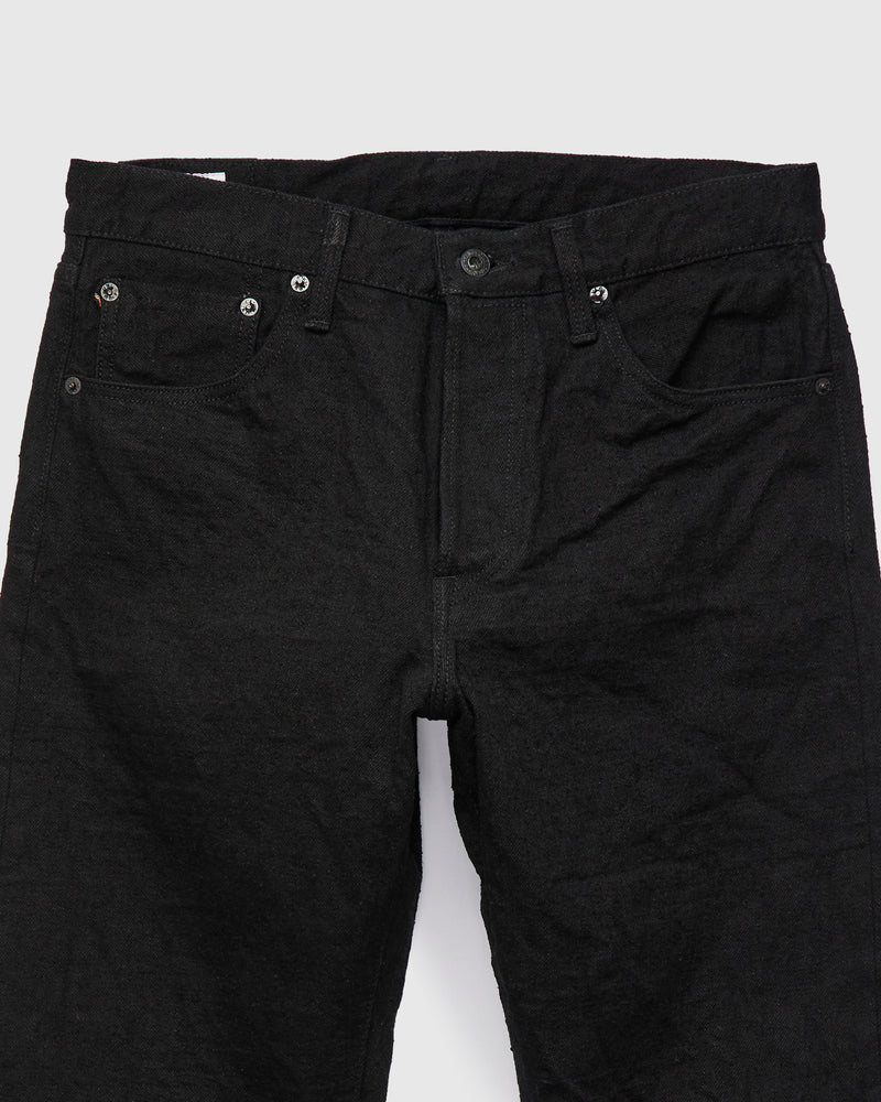 246CCD-BKBK "Crushed Concrete Black" 15oz Selvedge Denim - Clean Straight Fit