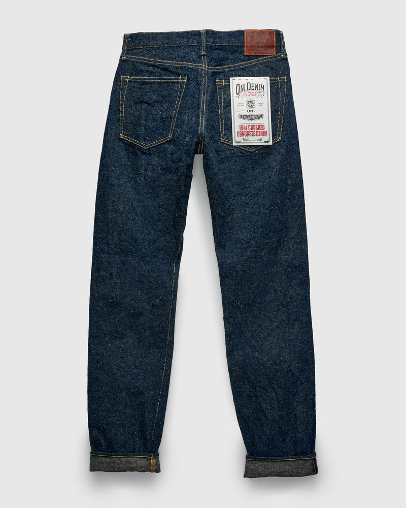 246CCD-GOLV "Crushed Concrete" 15oz Selvedge Denim - Clean Straight Fit