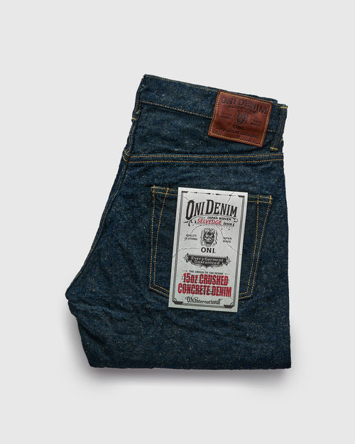 902CCD-GOLV "Crushed Concrete" 15oz Selvedge Denim - High Tapered Fit