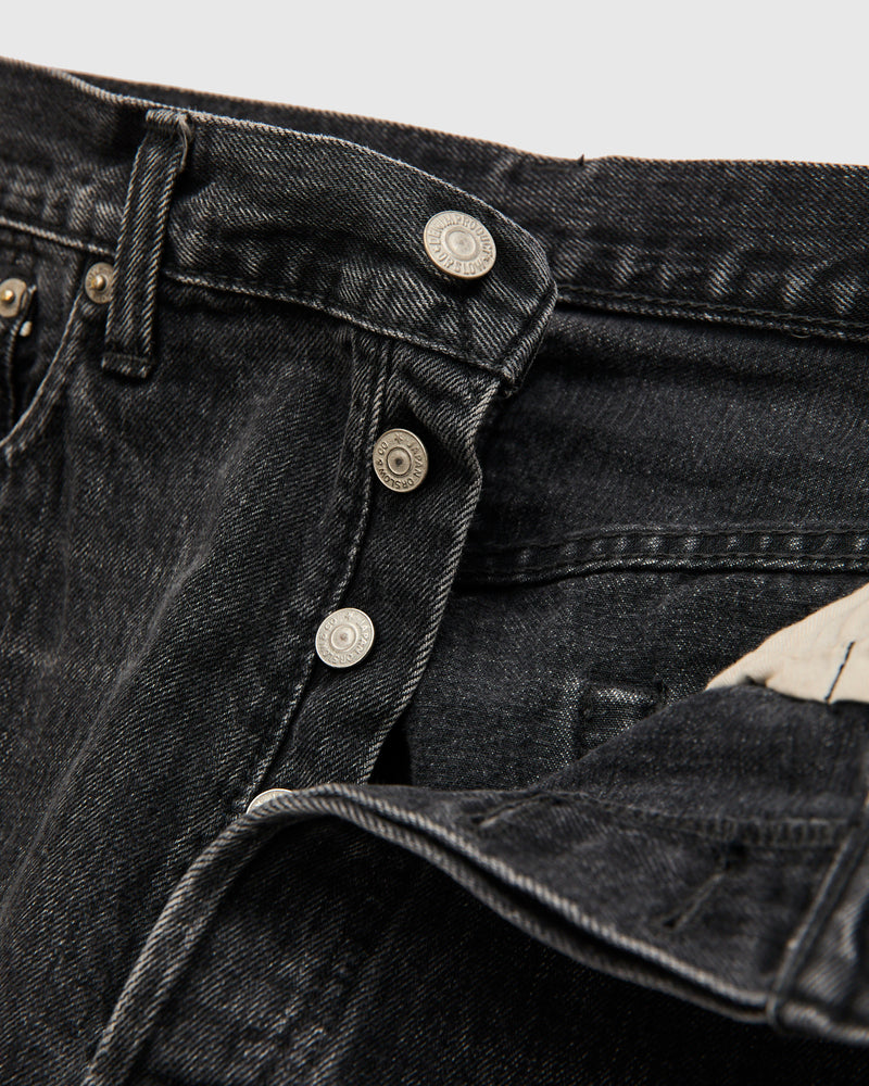 105 "Black Stone Wash" 13.5oz Selvedge Denim - Standard Fit