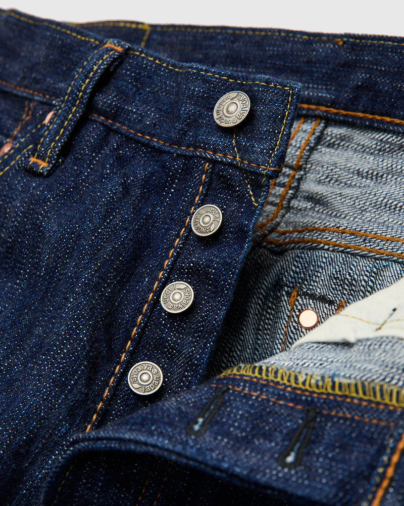 KS-15oz-003 "Kasuri" 15oz Slub Selvedge Denim - Regular Straight Fit