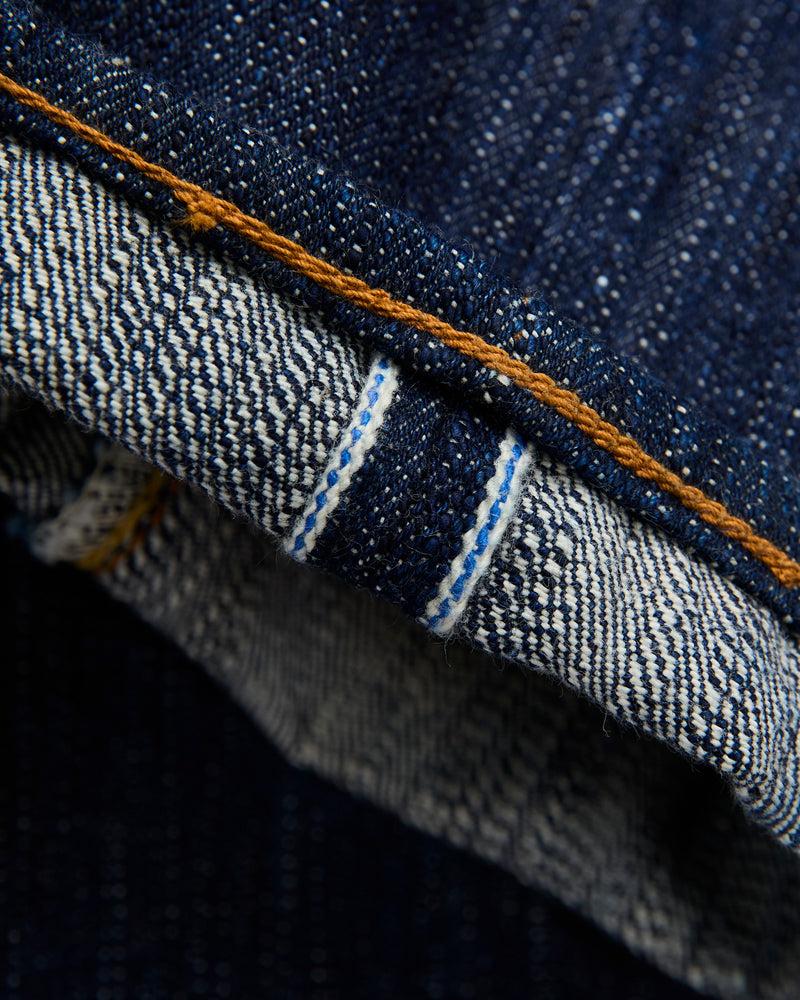 KS-15oz-003 "Kasuri" 15oz Slub Selvedge Denim - Regular Straight Fit