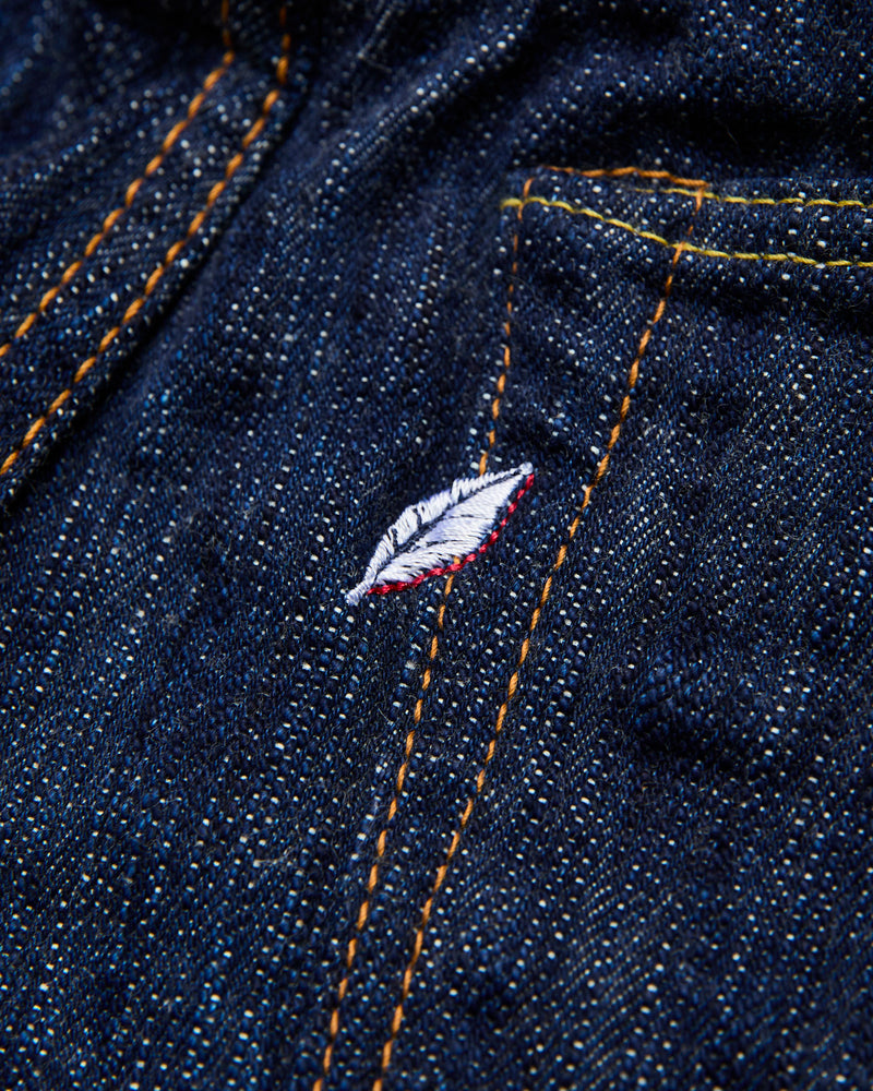 KS-15oz-003 "Kasuri" 15oz Slub Selvedge Denim - Regular Straight Fit