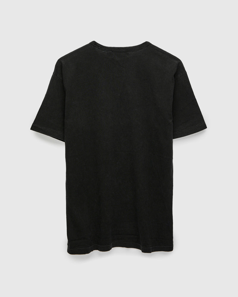 Slub Jersey Pocket T-Shirt in Black Indigo