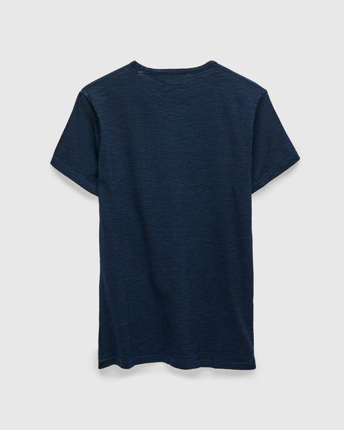 Slub Jersey Pocket T-Shirt in Indigo