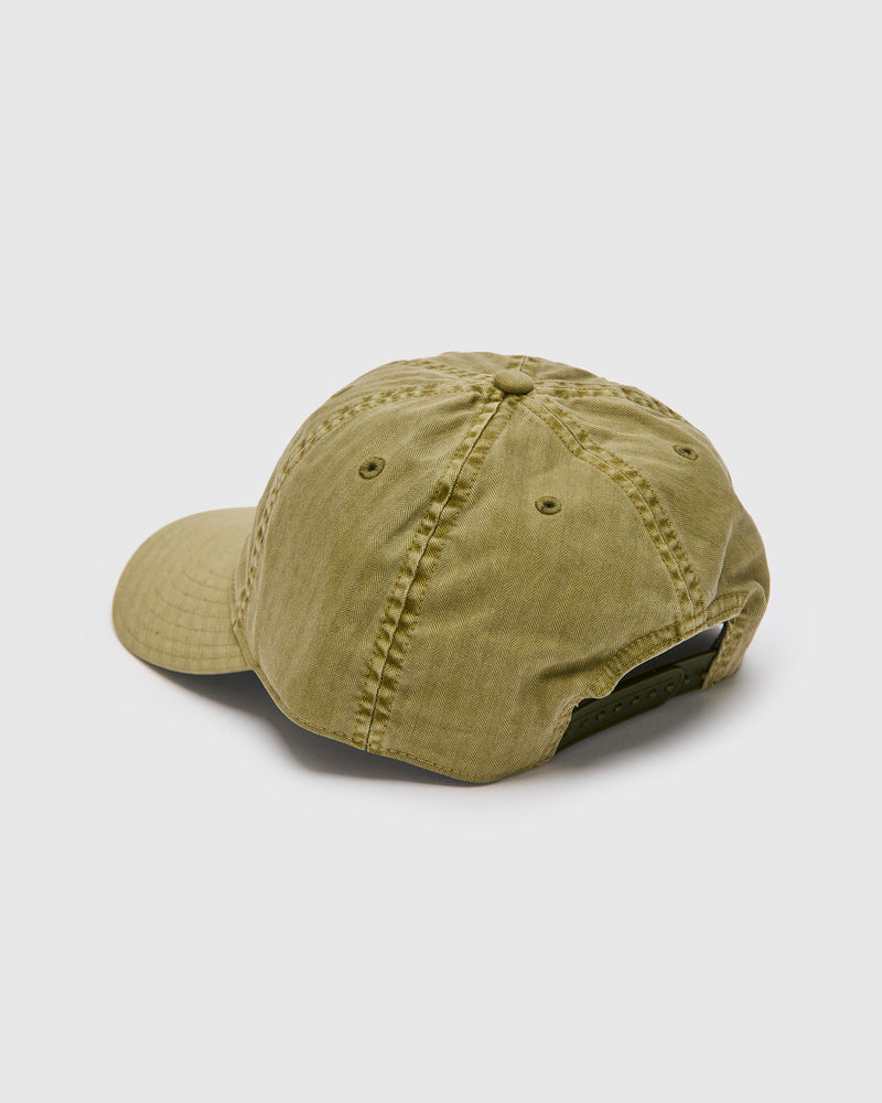 Twill Baseball Cap in Brewster Green