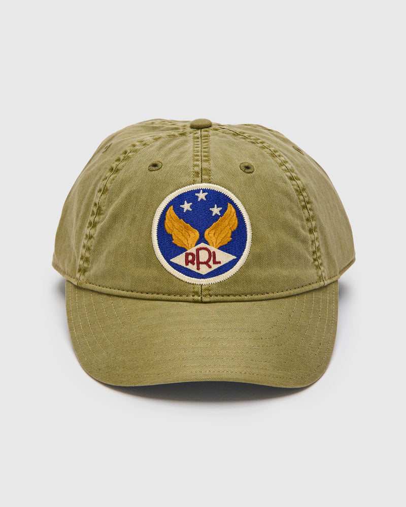 Twill Baseball Cap in Brewster Green
