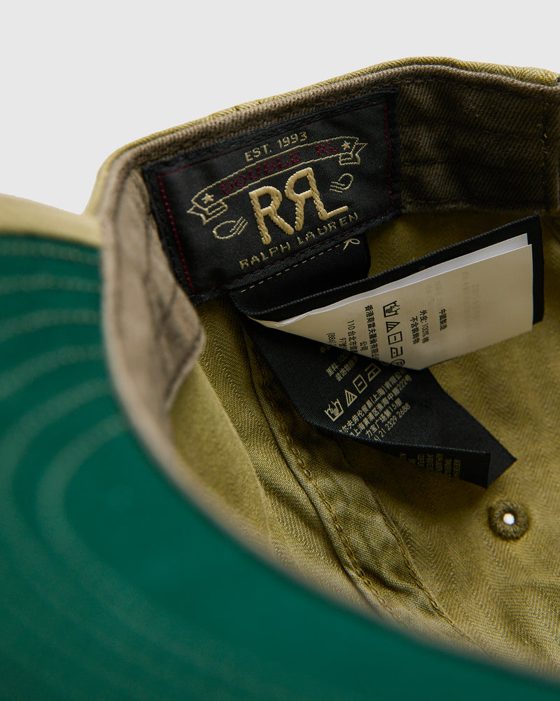 Twill Baseball Cap in Brewster Green
