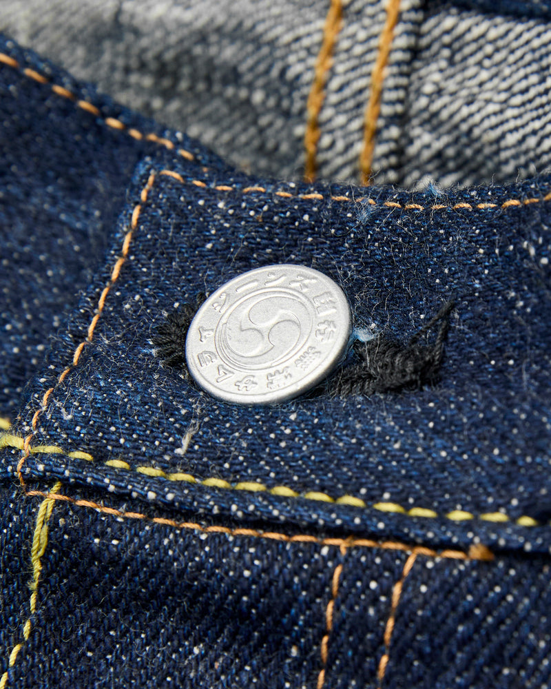 S500AX "Ai-Plus" 18oz Natural Indigo Selvedge Denim - Regular Straight Fit