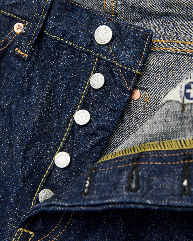 S500AX "Ai-Plus" 18oz Natural Indigo Selvedge Denim - Regular Straight Fit