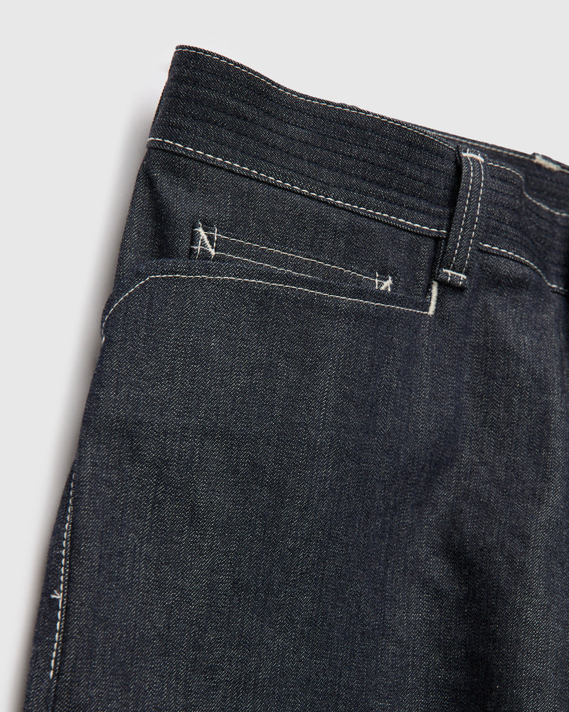 10oz Selvedge Denim Weed Digger Pants in Indigo