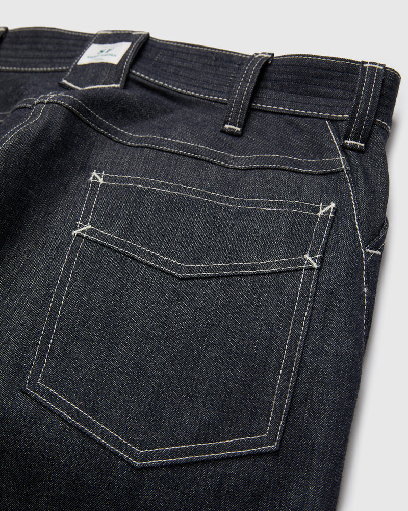 10oz Selvedge Denim Weed Digger Pants in Indigo