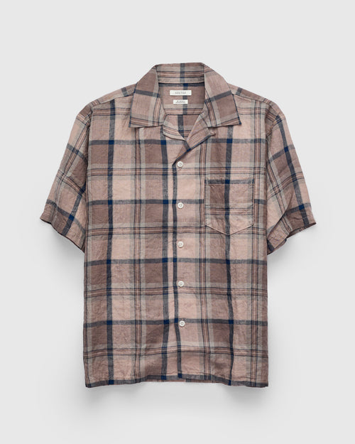 Linen Vacation Shirt in Beige
