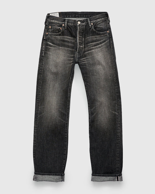 D1890UBS 13oz Washed Black Selvedge Denim - Loose Straight Fit
