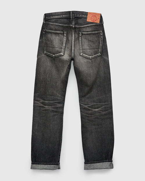 D1890UBS 13oz Washed Black Selvedge Denim - Loose Straight Fit