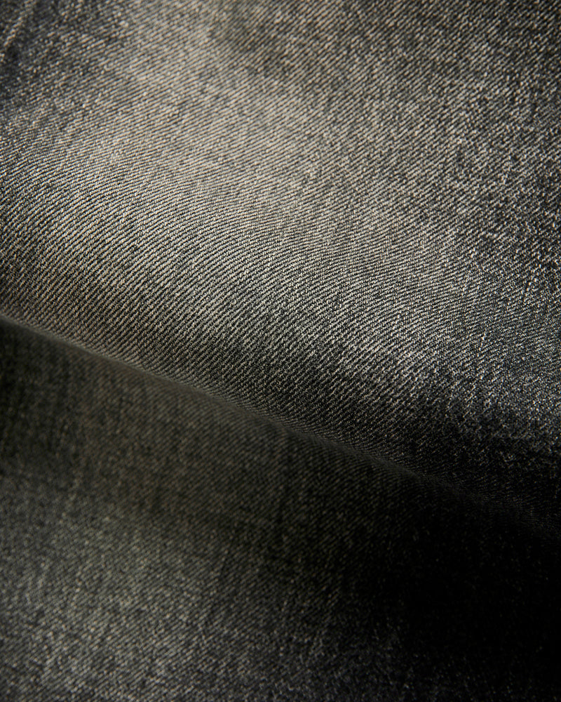 D1891UBS 13oz Washed Black Selvedge Denim - Regular Straight Fit