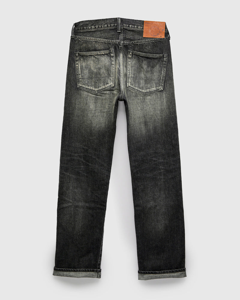 D1891UBS 13oz Washed Black Selvedge Denim - Regular Straight Fit