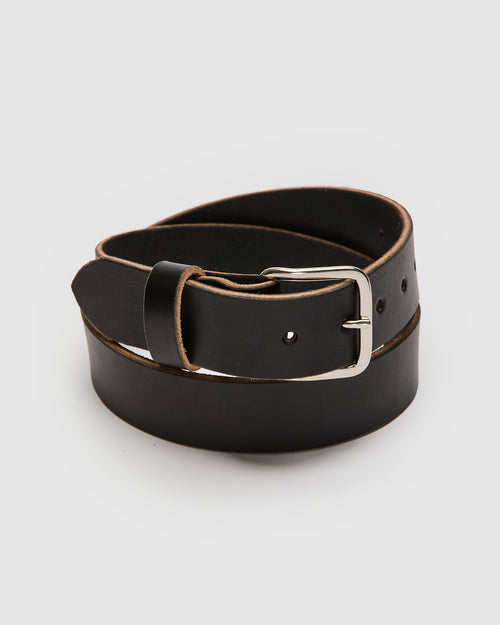 Essential Belt in Black Nickel