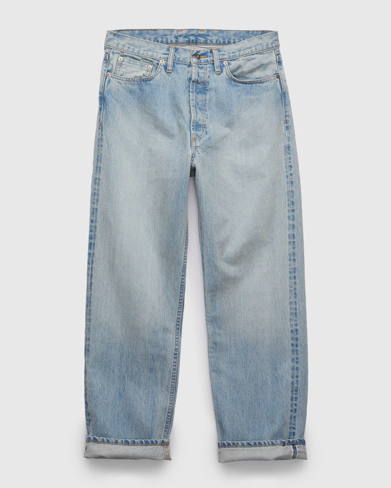 RS-100XV 14oz Vintage Wash Indigo Selvedge Denim - Relaxed Straight Fit