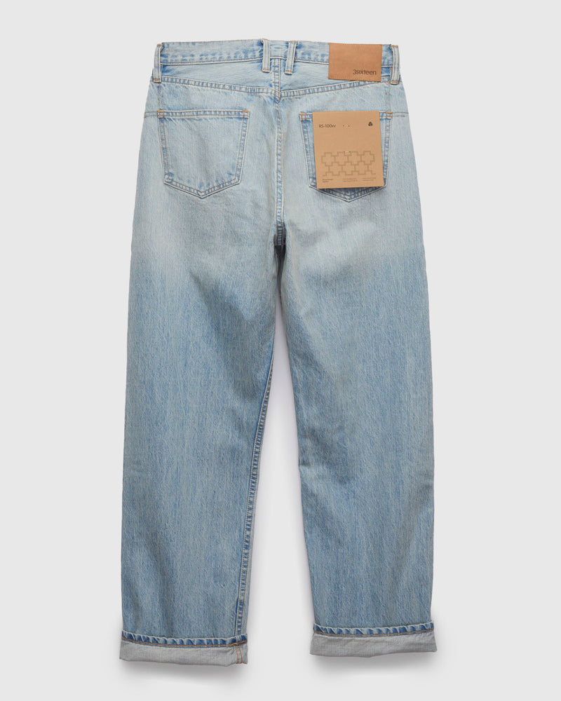 RS-100XV 14oz Vintage Wash Indigo Selvedge Denim - Relaxed Straight Fit
