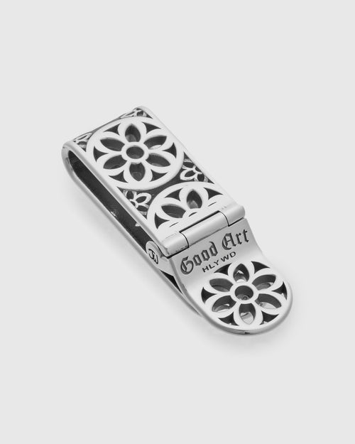 Cream Dream Money Clip in Sterling Silver