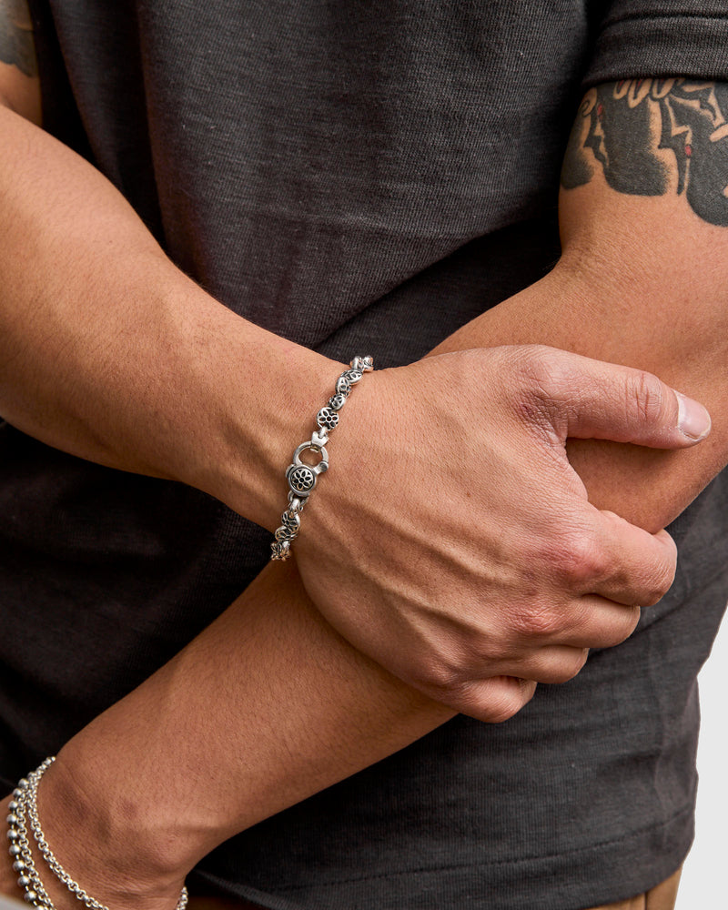 Boston Link Party Bracelet Size AA in Sterling Silver