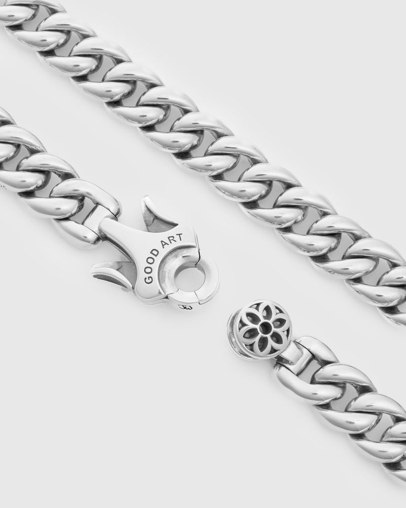 Model 10 Long Chain Size AA in Sterling Silver