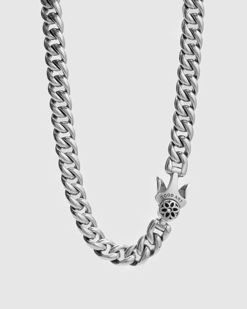 Model 10 Long Chain Size AA in Sterling Silver