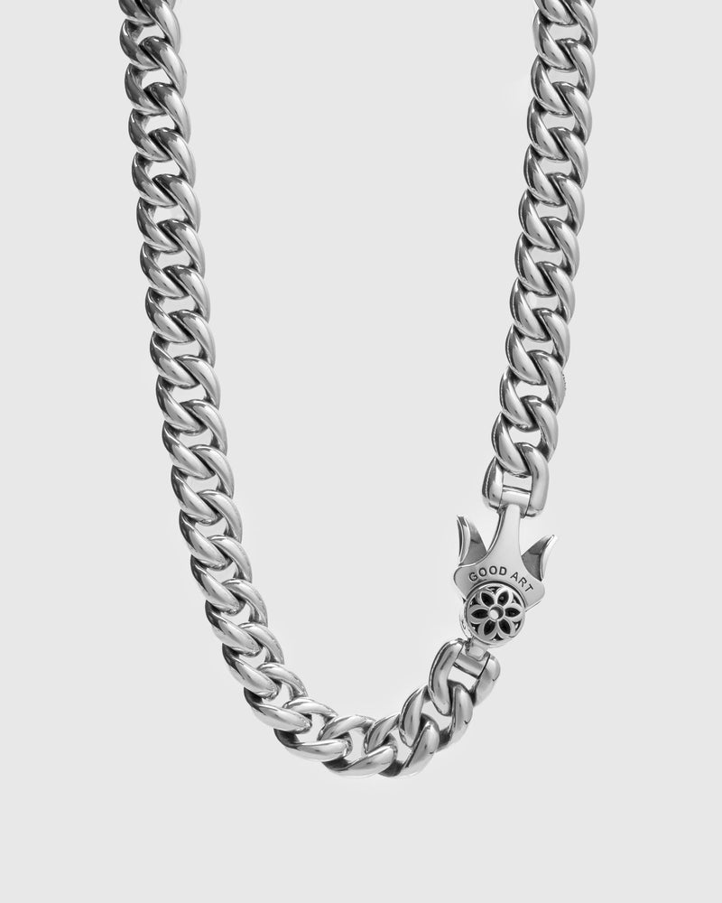 Model 10 Long Chain Size AA in Sterling Silver