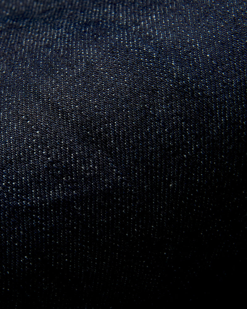 J401 "Circle" 14.8oz Rinsed Selvedge Denim - Classic Straight Fit
