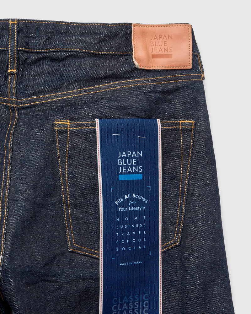 J401 "Circle" 14.8oz Rinsed Selvedge Denim - Classic Straight Fit