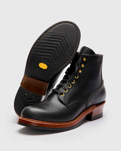Steel Gang Boot in Badalassi Carlo Black