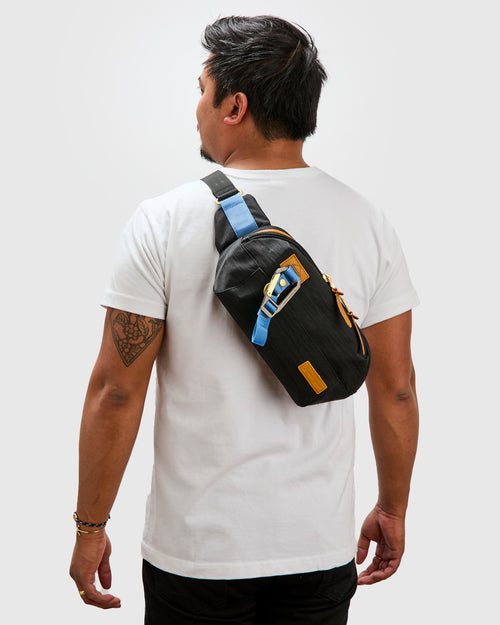 Link Waist Bag v2 in Black