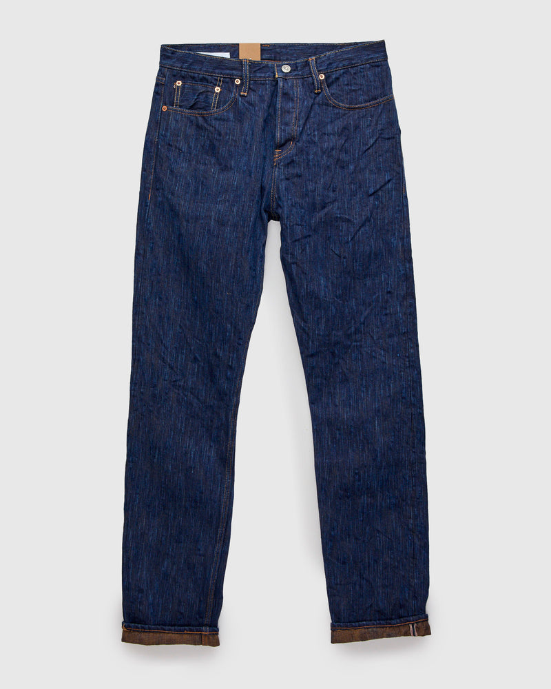 MIJ15 "Hand Dyed Natural Indigo x Kakishibu" 15oz Selvedge Denim - Weird Guy Fit