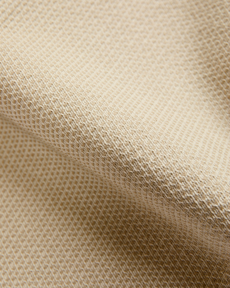 1178-IV Ivory x Beige Sashiko Denim - Regular Straight Fit