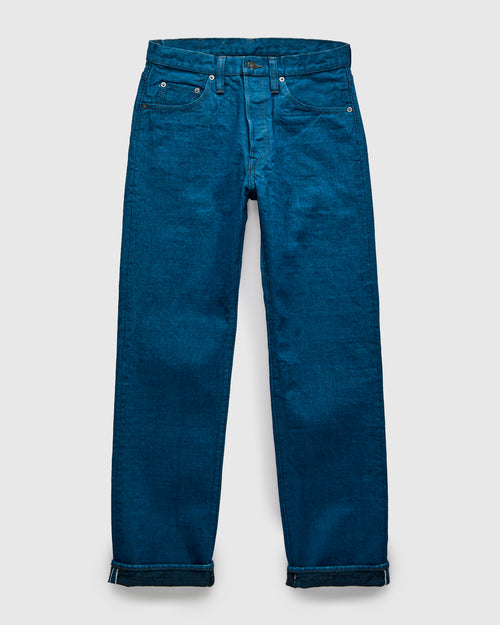 PBO-002-003 "Asagi" 16.5oz Rinsed Selvedge Denim - Regular Straight Fit