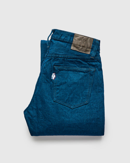 PBO-002-003 "Asagi" 16.5oz Rinsed Selvedge Denim - Regular Straight Fit