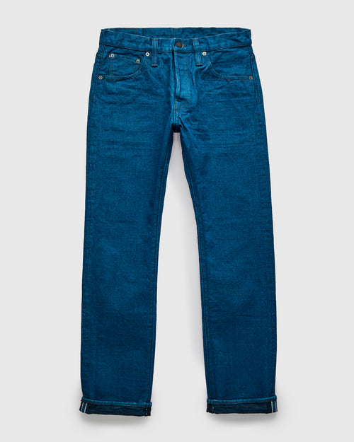 PBO-002-005 "Asagi" 16.5oz Rinsed Selvedge Denim - Slim Straight Fit