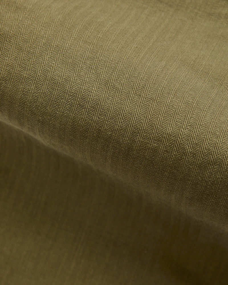 Sulfur Dye Herringbone Work Pants in Olive