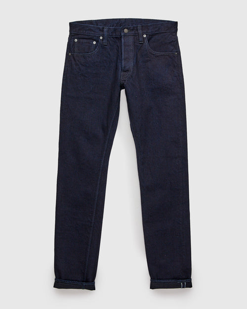 XX-013-IDBK 14oz Indigo Black Selvedge Denim - Slim Tapered Fit