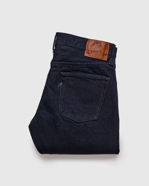 XX-013-IDBK 14oz Indigo Black Selvedge Denim - Slim Tapered Fit
