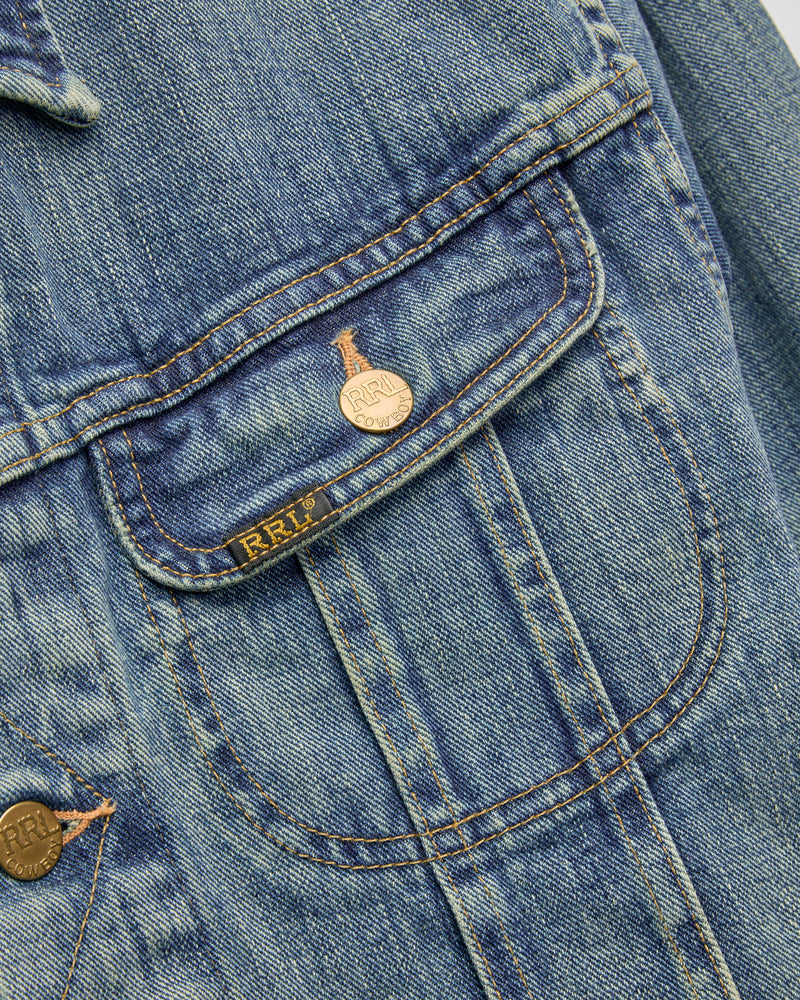 Lot 271 Denim Jacket in Washed Indigo