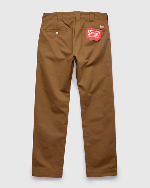 Chino Twill Work Trousers in Beige