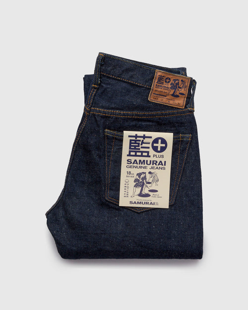 S511AX "Ai-Plus" 18oz Natural Indigo Selvedge Denim - Slim Tapered Fit