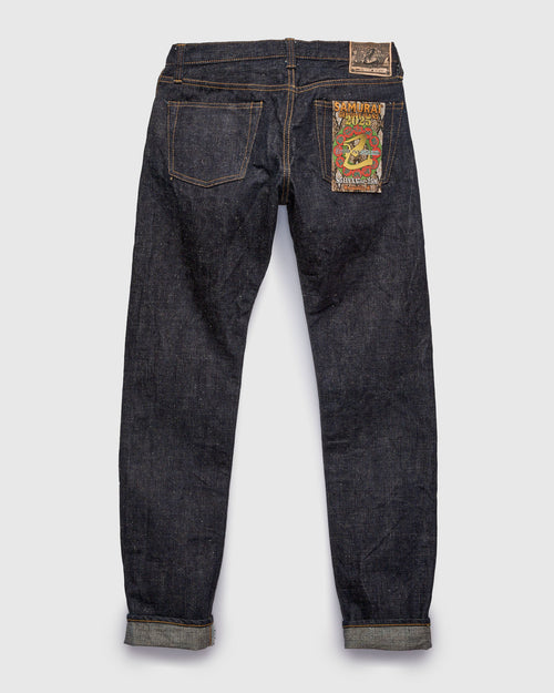 S511VX17oz-25M "Year of the Snake" 17oz Selvedge Denim - Slim Tapered Fit