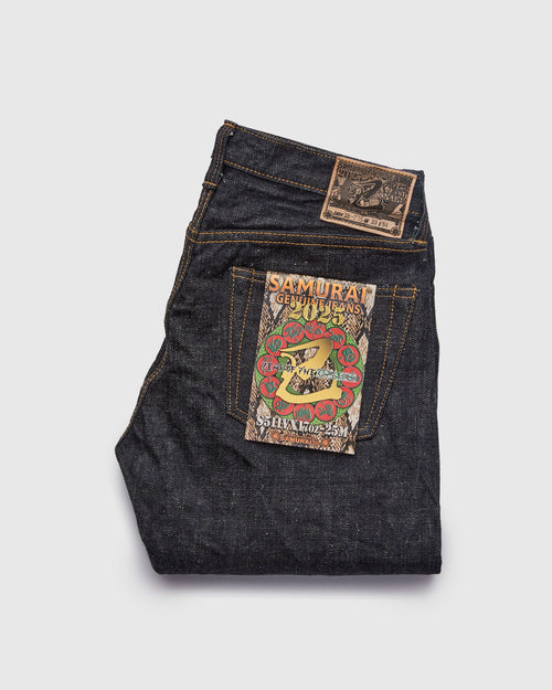 S511VX17oz-25M "Year of the Snake" 17oz Selvedge Denim - Slim Tapered Fit