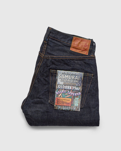 S520XX21oz "Cho-Kiwami" 21oz Selvedge Denim - Relaxed Tapered Fit