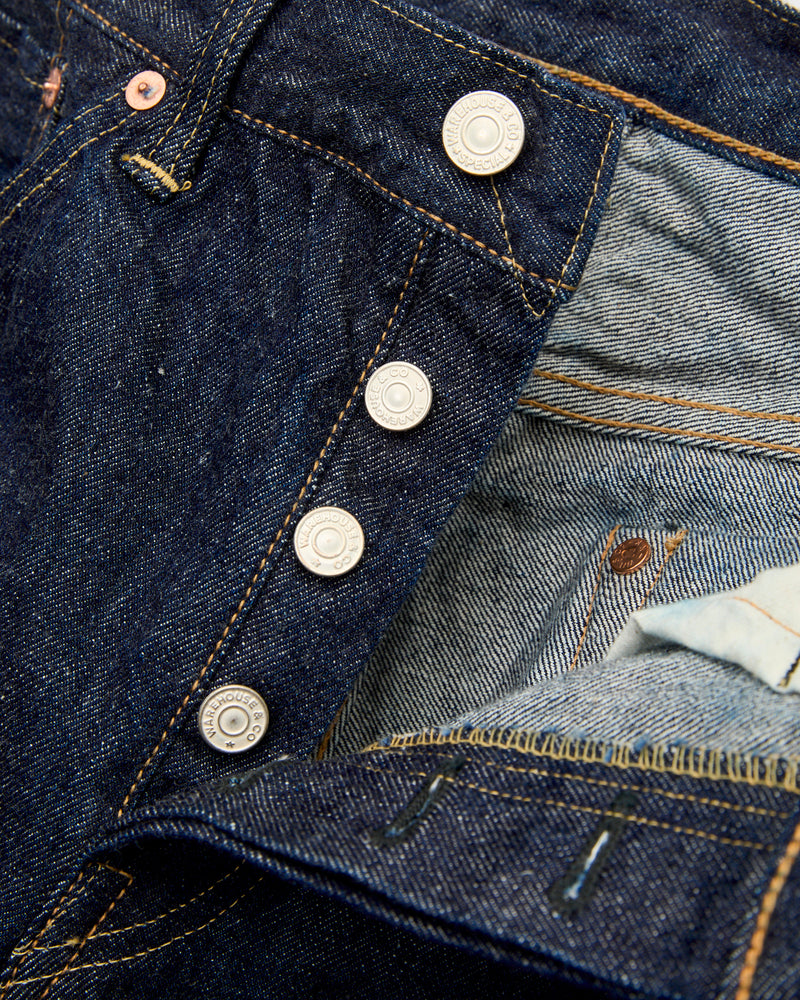 900XX 13.5oz Rinsed Selvedge Denim - Slim Tapered Fit